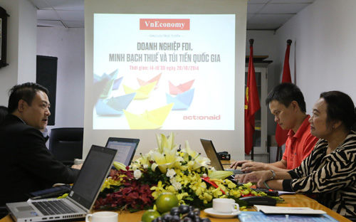 Trực tuyến: “Doanh nghiệp FDI, minh bạch thuế và túi tiền quốc gia”