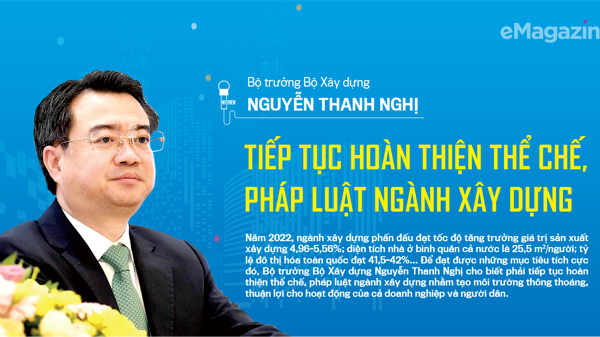 Tiếp tục hoàn thiện thể chế pháp luật ngành xây dựng
