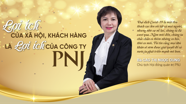 Lợi ích của xã hội, khách hàng là lợi ích của Công ty PNJ