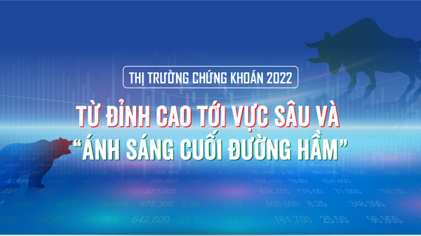 Thị trường chứng khoán 2022: Từ đỉnh cao tới vực sâu và “ánh sáng cuối đường hầm”