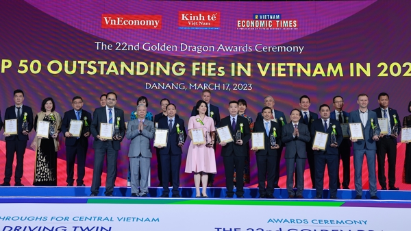 Top 50 Doanh nghiệp FDI tiêu biểu nhận Giải thưởng Rồng Vàng năm 2022 - 2023