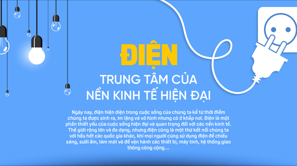 Điện: Trung tâm của nền kinh tế hiện đại