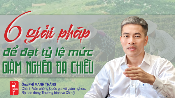 Sáu giải pháp để đạt tỷ lệ mức giảm nghèo đa chiều 