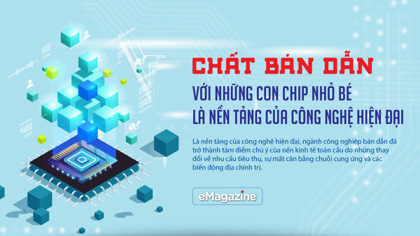 Chất bán dẫn: với những con chip nhỏ bé là nền tảng của công nghệ hiện đại