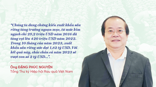 Xuất khẩu rau quả đã lập mốc kỷ lục mới