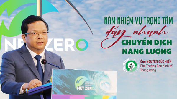 Năm nhiệm vụ trọng tâm đẩy nhanh chuyển dịch năng lượng