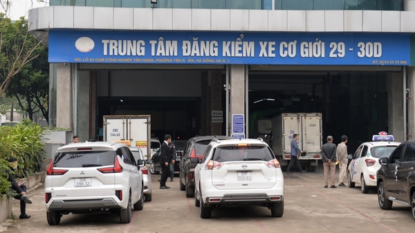 Nhiều trung tâm đăng kiểm phía Bắc đóng cửa do ảnh hưởng của bão số 3