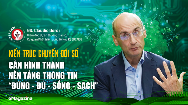 Kiến trúc chuyển đổi số: Cần hình thành nền tảng thông tin “Đúng - Đủ - Sống - Sạch”