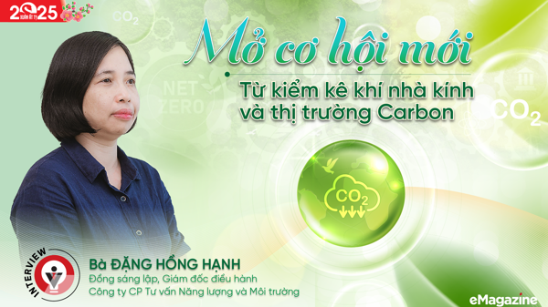 Mở cơ hội mới từ kiểm kê khí nhà kính và thị trường carbon