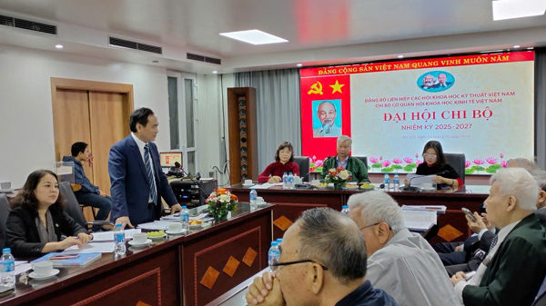Đại hội Chi bộ cơ quan Hội Khoa học Kinh tế Việt Nam nhiệm kỳ 2025-2027
