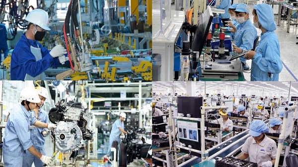 Sản xuất công nghiệp tiếp tục xu hướng tích cực, chế biến, chế tạo dẫn dắt tăng trưởng