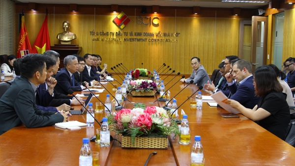 Doanh nghiệp Hoa Kỳ quan tâm hợp tác với SCIC trong lĩnh vực năng lượng, đất hiếm và cảng biển