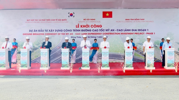 Khởi công giai đoạn 1 cao tốc Mỹ An - Cao Lãnh hơn 6.000 tỷ đồng