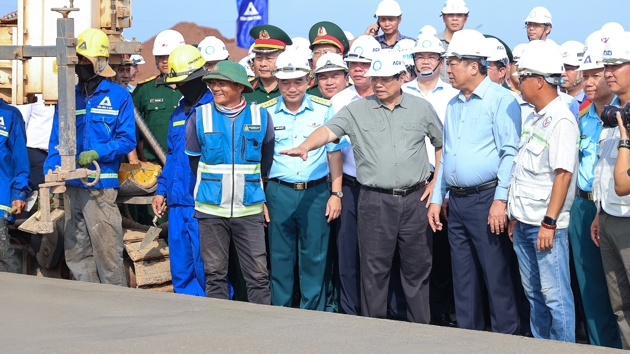 Thủ tướng lần thứ 8 kiểm tra hiện trường dự án sân bay Long Thành