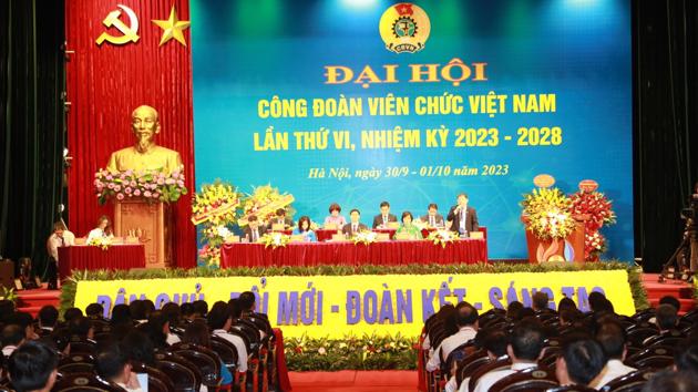 Khai mạc Đại hội Công đoàn viên chức Việt Nam lần thứ VI