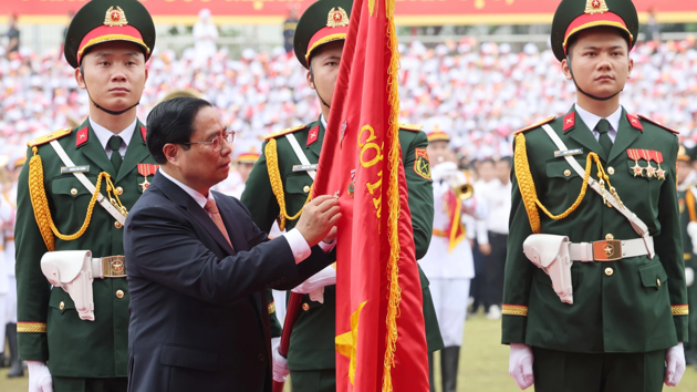 [Phóng sự ảnh]: Lễ kỷ niệm 70 năm Chiến thắng Điện Biên Phủ đã bắt đầu