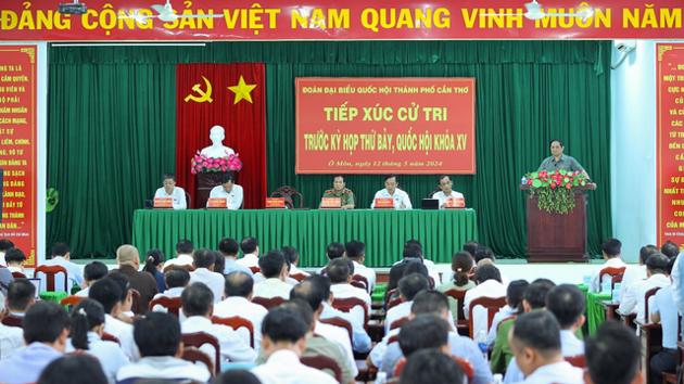 Vietnam's Prime Minister Charts Course for Economic Resilience and Growth in Voter Address