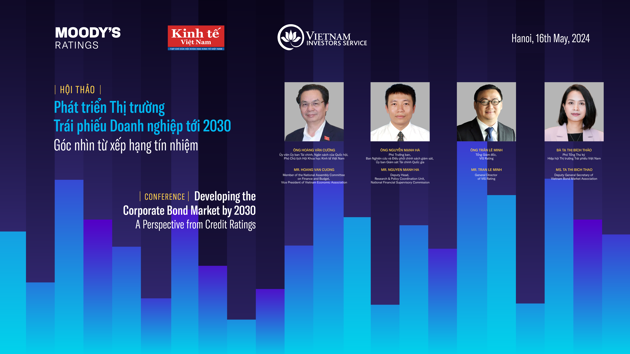 [Trực tiếp]: Hội thảo "Phát triển thị trường trái phiếu doanh nghiệp tới 2030: Góc nhìn từ xếp hạng tín nhiệm"