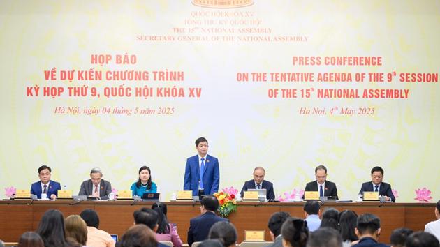 Kỳ họp thứ 9, Quốc hội Khóa XV: Xem xét, quyết định sửa đổi Hiến pháp, sáp nhập đơn vị hành bet88 com cấp tỉnh