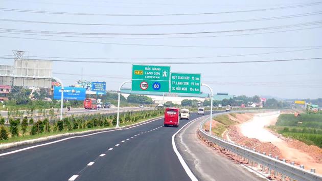 Đề xuất nâng tuyến cao tốc Hà Nội - Bắc Giang lên 10 làn xe