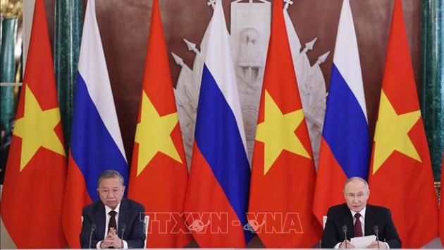 Tuyên bố chung về những định hướng lớn của quan hệ Đối tác Chiến lược toàn diện Việt Nam - Nga trong giai đoạn hợp tác mới