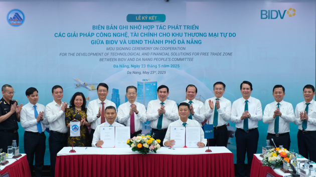 Đà Nẵng và BIDV ký kết hợp tác phát triển Khu thương mại tự do