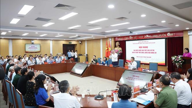 Tổng Bí thư Tô Lâm tiếp xúc cử tri Hà Nội sau Kỳ họp thứ 9, Quốc hội khóa XV