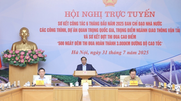 Quyết tâm hoàn thành xây dựng 3.000 km đường bộ cao tốc trong năm 2025