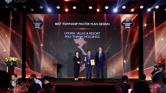 Utopia Villas Resort thắng 3 giải thưởng danh giá tại "Dot Property Vietnam Awards 2025"