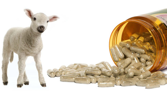 Nhau thai cừu mỹ có tác dụng làm mờ nếp nhăn không? 
