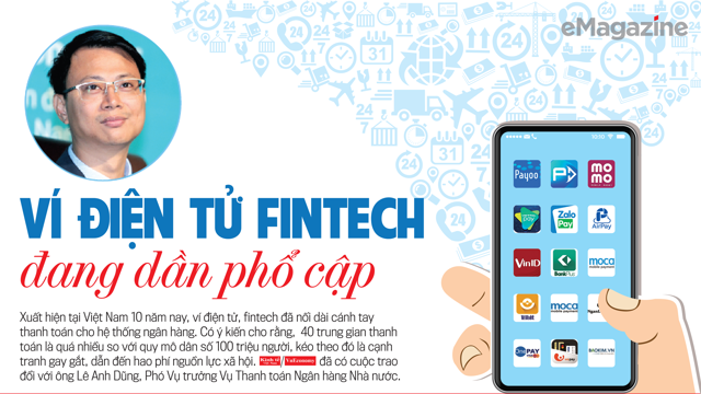 Ví điện tử, fintech đang dần phổ cập