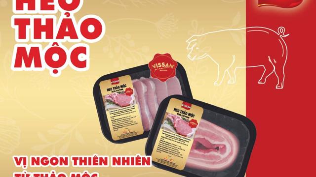 Heo thảo mộc VISSAN thực phẩm công nghệ cao, an toàn cho sức khỏe