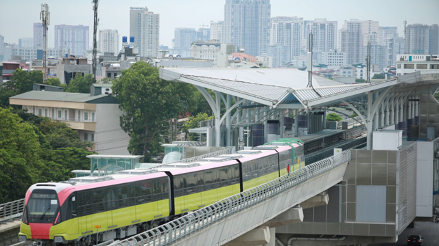 Read more about the article Tuyến đường sắt đô thị Nhổn – ga Hà Nội vận hành thử với tốc độ tối đa 80km/h