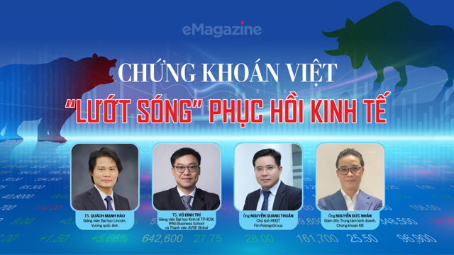 Chứng khoán Việt “lướt sóng” phục hồi kinh tế