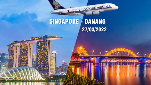 Read more about the article Đà Nẵng sắp đón 2 chuyến bay thương mại quốc tế đầu tiên từ Thái Lan, Singapore
