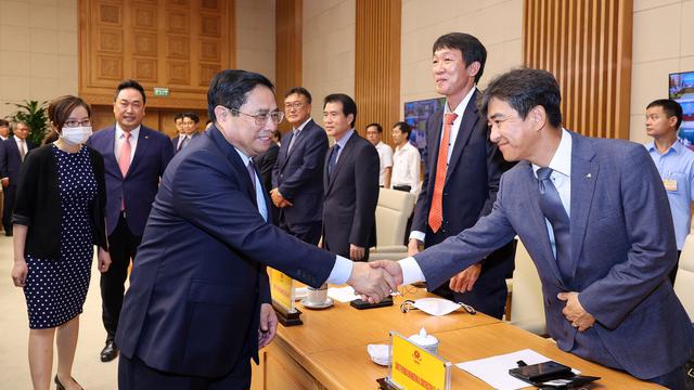 Read more about the article Thủ tướng: Chính phủ Việt Nam tạo điều kiện tốt nhất cho doanh nghiệp Hàn Quốc