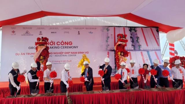 海防啟動GNP Nam Dinh Vu工業中心項目，總投資3850萬美元