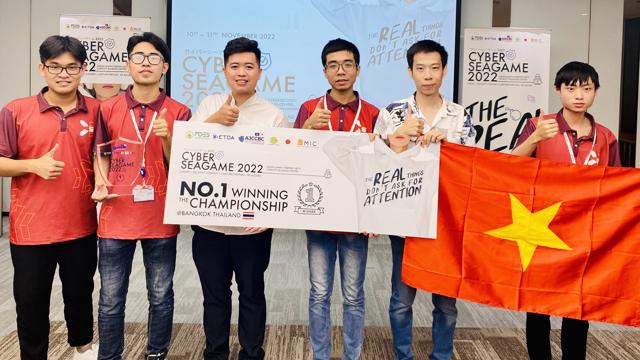 ด้วยการเอาชนะสิงคโปร์และไทย เวียดนามชนะการแข่งขัน Cyber ​​​​Sea Game Contest 2022