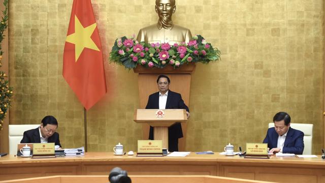 Read more about the article Thủ tướng Phạm Minh Chính chủ trì phiên họp Chính phủ thường kỳ với các địa phương