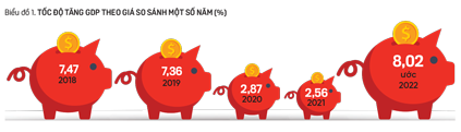Read more about the article Tăng trưởng GDP: Kết quả 2022, kỳ vọng 2023