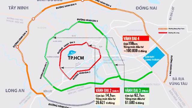 Trình Quốc hội thông qua dự án đường Vành đai 4 TP.HCM trong kỳ họp tháng 10