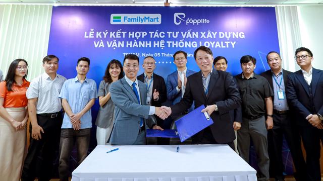 FamilyMart Việt Nam và Popplife hợp tác nâng cao trải nghiệm khách hàng