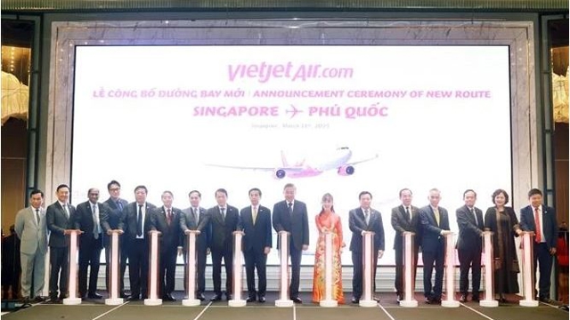 Vietjet Air launches Phu Quoc - Singapore direct air route