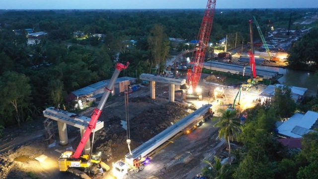 Nhiều gói thầu của cao tốc Châu Đốc – Cần Thơ – Sóc Trăng v&#