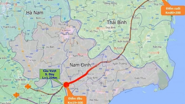 Construction time of Ninh Binh-Hai Phong expressway section to be cut by half