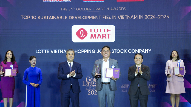 Lotte Mart Vietnam honored at the Golden Dragon Awards 2025
