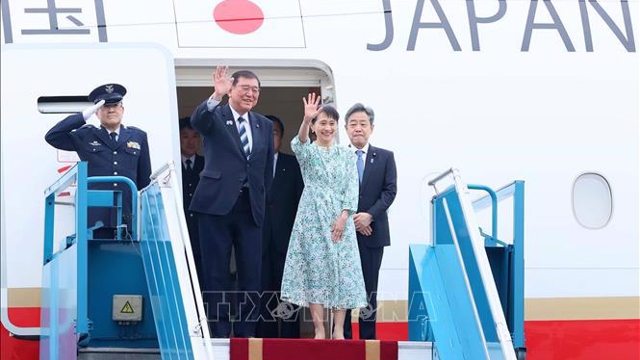 Japanese PM Ishiba begins first official visit to Vietnam