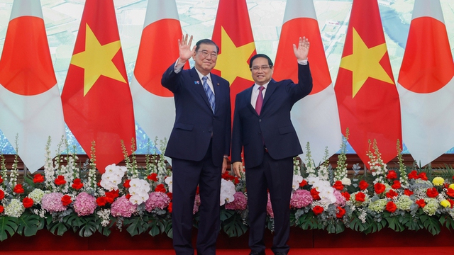 Talks between  Vietnamese and Japanese PMs held
