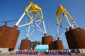 Hoàn thành 33 chân đế điện gió xuất khẩu - Dấu ấn chào mừng Đại hội Đảng bộ Petrovietnam lần thứ 4