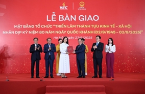 Vingroup bàn giao mặt bằng Trung tâm Triển lãm Việt Nam nhân dịp kỷ niệm 80 năm ngày Quốc khánh 